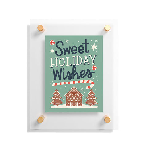 Bigdreamplanners Sweet Holiday wishes Floating Acrylic Print