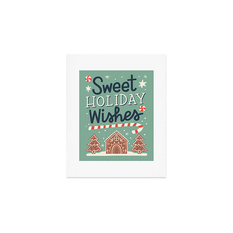 Bigdreamplanners Sweet Holiday wishes Art Print