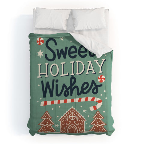 Bigdreamplanners Sweet Holiday wishes Comforter