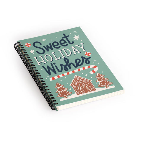 Bigdreamplanners Sweet Holiday wishes Spiral Notebook