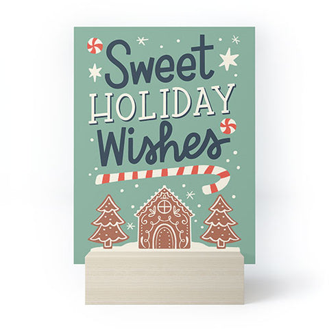Bigdreamplanners Sweet Holiday wishes Mini Art Print