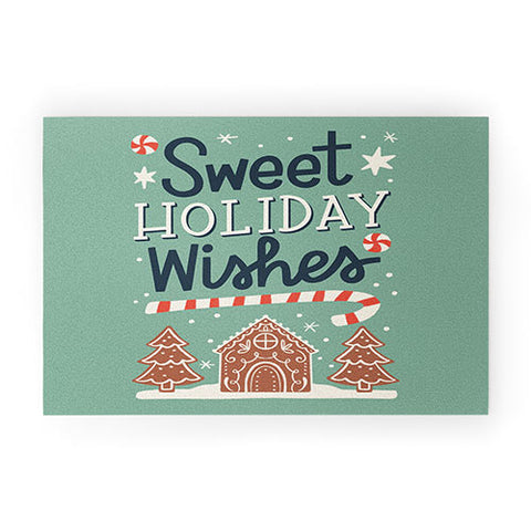 Bigdreamplanners Sweet Holiday wishes Welcome Mat