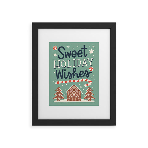 Bigdreamplanners Sweet Holiday wishes Framed Art Print