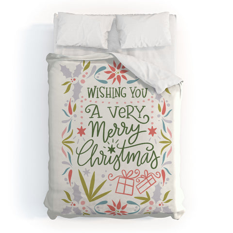 Bigdreamplanners Wishing you a very Merry Christmas Duvet Cover