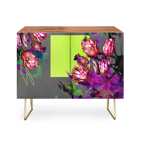 Biljana Kroll Bouquet of Tulips Credenza