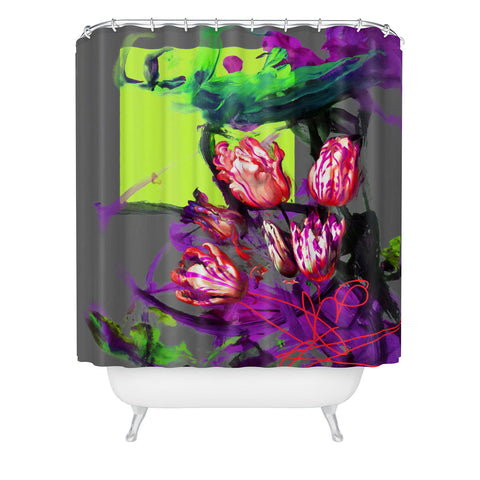 Biljana Kroll Bouquet of Tulips Shower Curtain