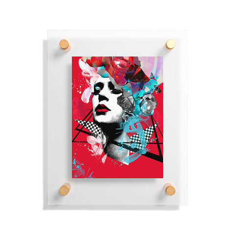 Biljana Kroll Crimson Kiss Floating Acrylic Print
