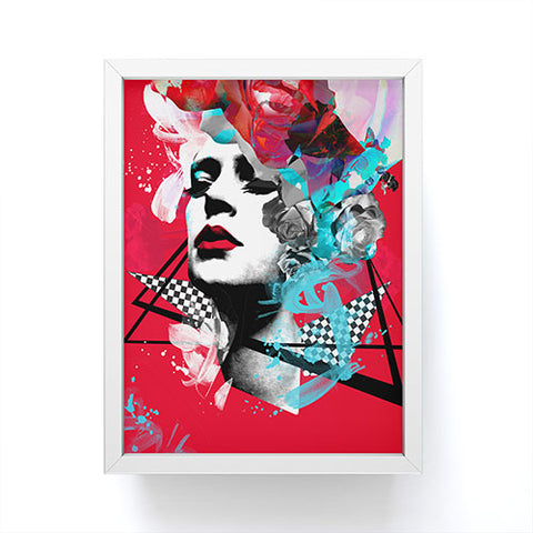 Biljana Kroll Crimson Kiss Framed Mini Art Print