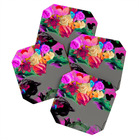 Biljana Kroll Floral Storm Coaster Set