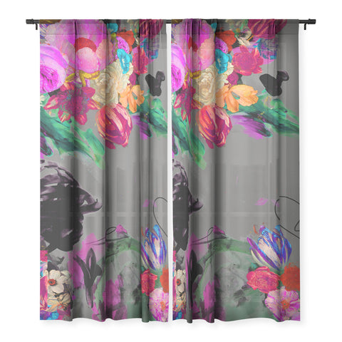 Biljana Kroll Floral Storm Sheer Non Repeat