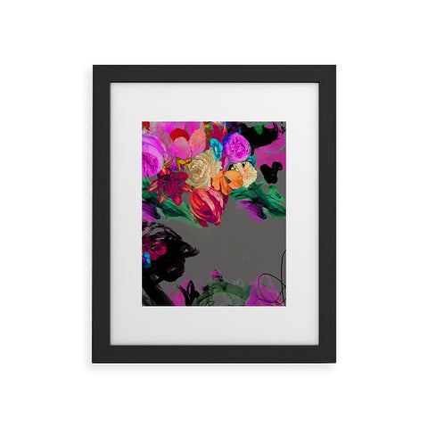 Biljana Kroll Floral Storm Framed Art Print