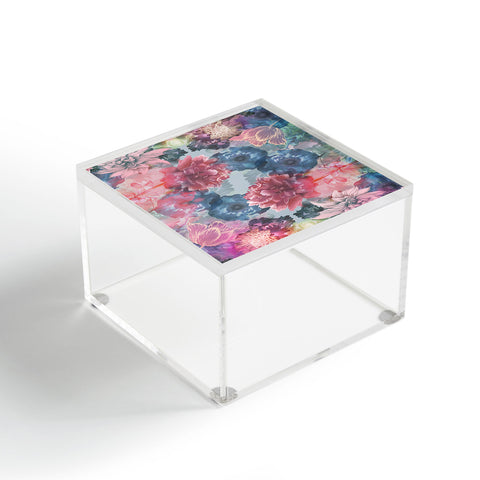 Biljana Kroll Flourishing Florals Acrylic Box