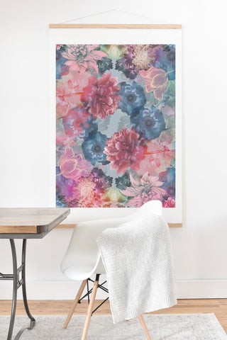 Biljana Kroll Flourishing Florals Art Print And Hanger