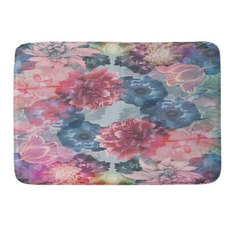 Biljana Kroll Flourishing Florals Memory Foam Bath Mat