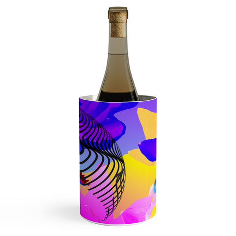 Biljana Kroll Fluorescent Florals Wine Chiller