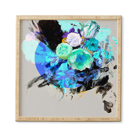 Biljana Kroll Indigo Whirlwind Framed Wall Art