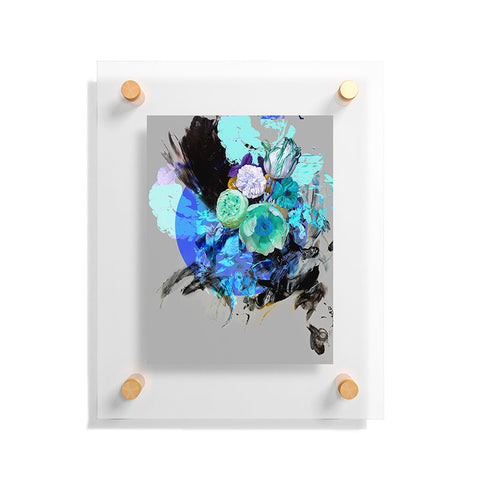 Biljana Kroll Indigo Whirlwind Floating Acrylic Print