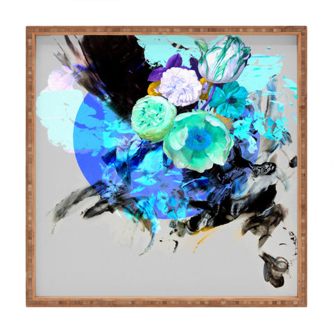 Biljana Kroll Indigo Whirlwind Square Tray