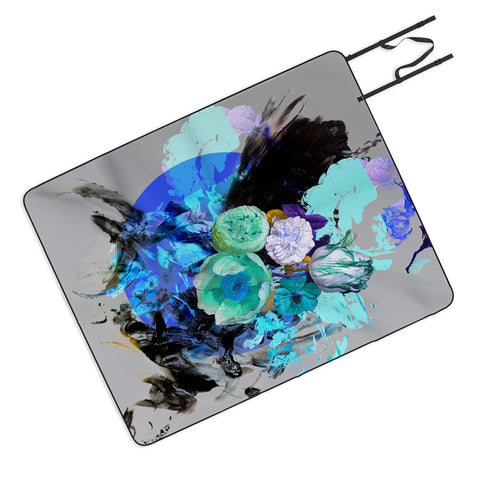 Biljana Kroll Indigo Whirlwind Picnic Blanket