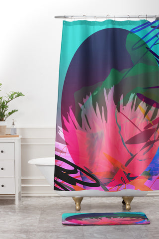Biljana Kroll Luna Plena Shower Curtain And Mat