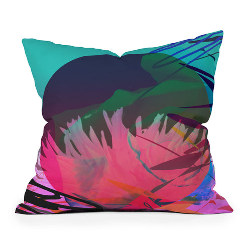 Biljana Kroll Luna Plena Throw Pillow
