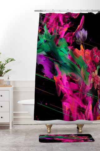 Biljana Kroll Meteor Shower Shower Curtain And Mat
