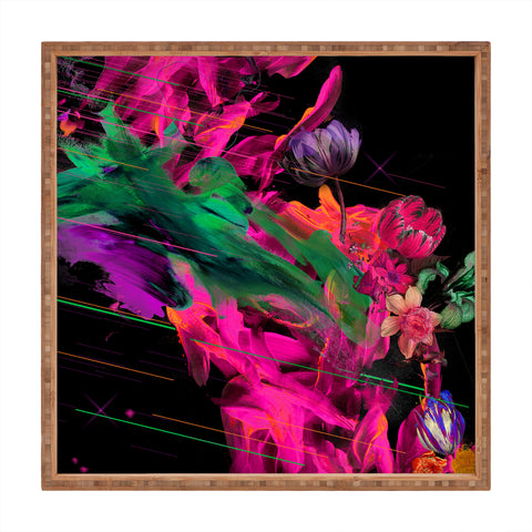 Biljana Kroll Meteor Shower Square Tray