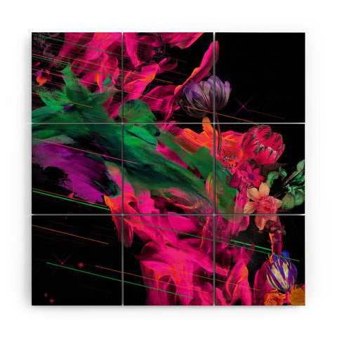 Biljana Kroll Meteor Shower Wood Wall Mural