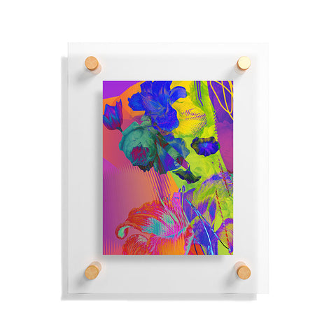 Biljana Kroll Neon Night Floating Acrylic Print