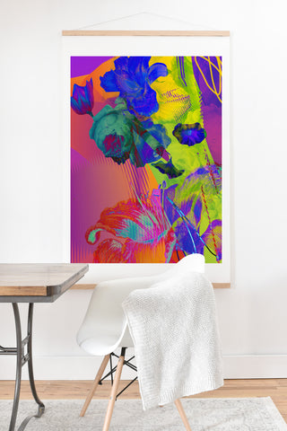 Biljana Kroll Neon Night Art Print And Hanger