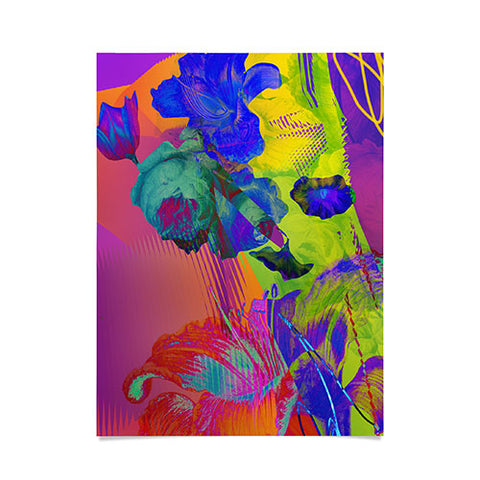 Biljana Kroll Neon Night Poster