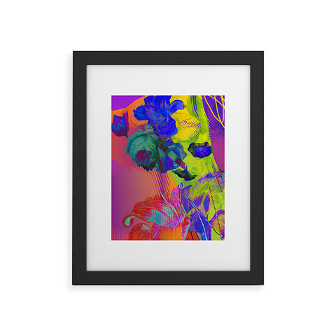 Biljana Kroll Neon Night Framed Art Print