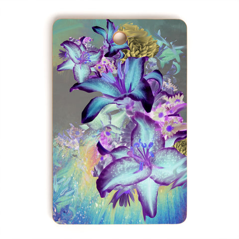 Biljana Kroll Oil Spill Florals Cutting Board Rectangle