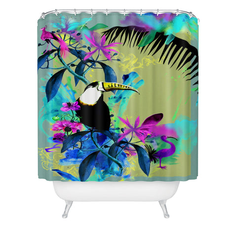Biljana Kroll Rainforest Rhapsody Shower Curtain