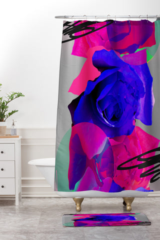 Biljana Kroll The Love Fight Shower Curtain And Mat