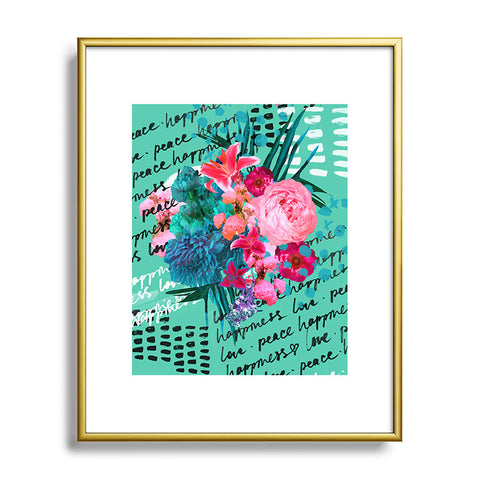 Biljana Kroll The Love Letter Metal Framed Art Print