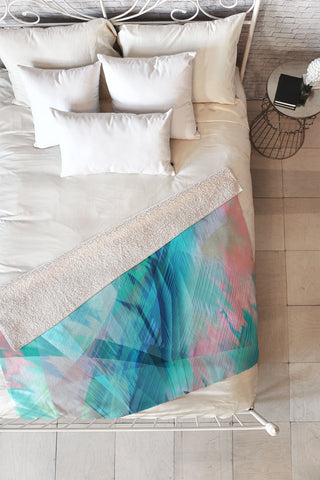 Biljana Kroll Through the Prism Fleece Throw Blanket