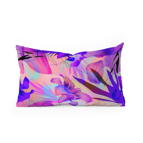 Biljana Kroll Tropical Tango Oblong Throw Pillow