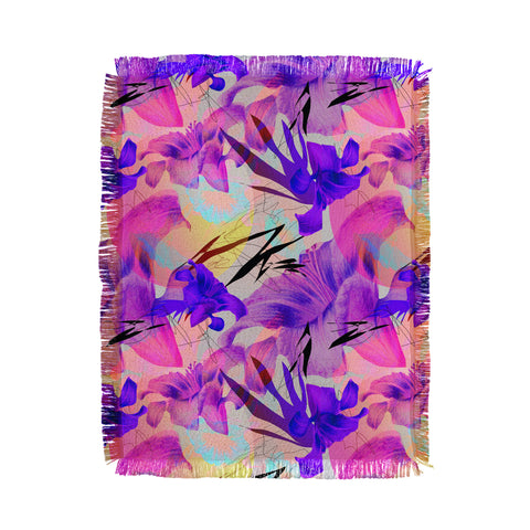 Biljana Kroll Tropical Tango Throw Blanket