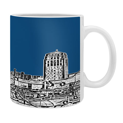 Bird Ave Ann Arbor Navy Coffee Mug
