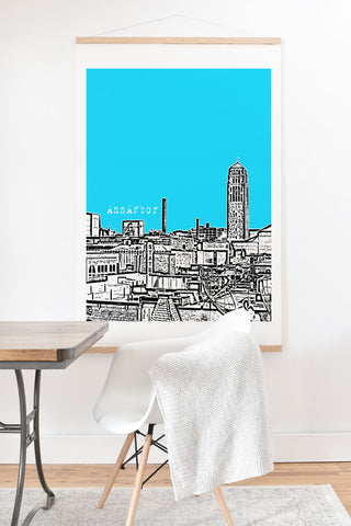 Bird Ave Ann Arbor Sky Art Print And Hanger