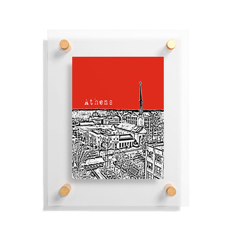 Bird Ave Athens Georgia Floating Acrylic Print