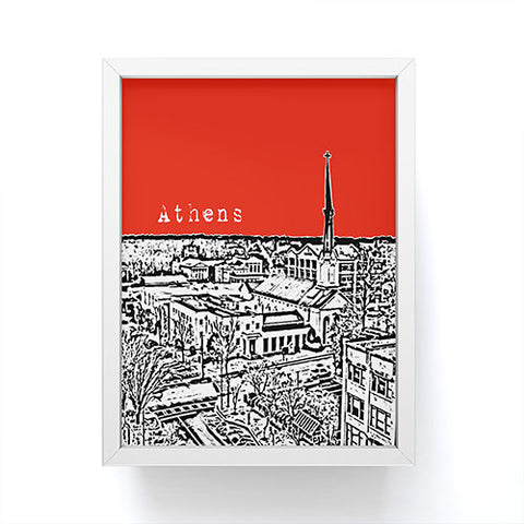 Bird Ave Athens Georgia Framed Mini Art Print