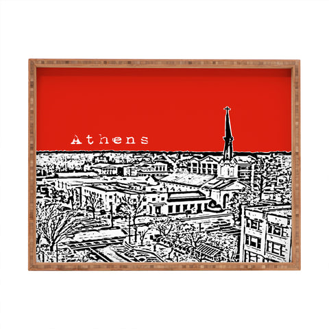 Bird Ave Athens Georgia Rectangular Tray