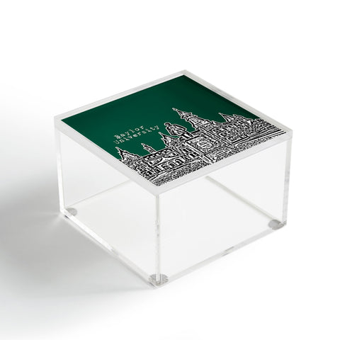 Bird Ave Baylor University Green Acrylic Box