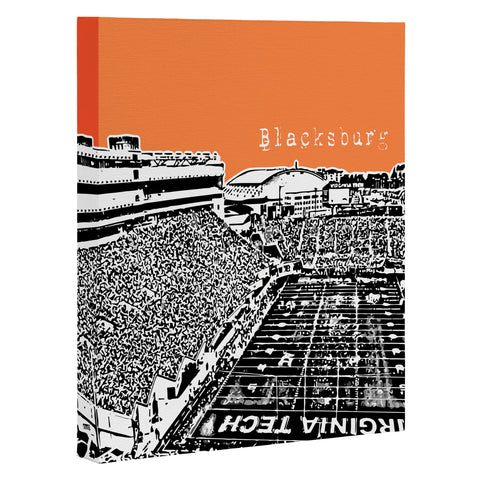 Bird Ave Blacksburg Virginia Art Canvas