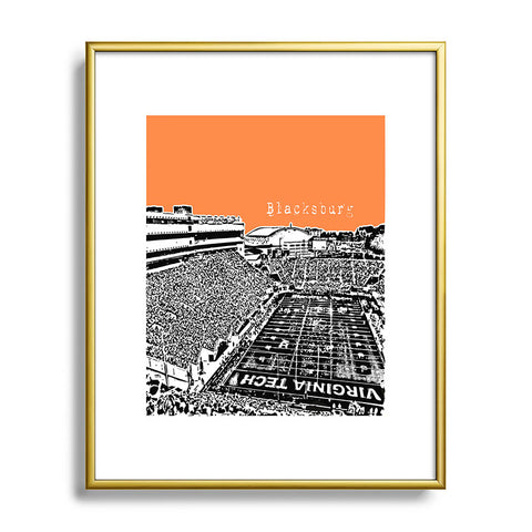 Bird Ave Blacksburg Virginia Metal Framed Art Print