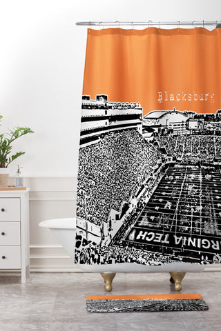 Bird Ave Blacksburg Virginia Shower Curtain And Mat