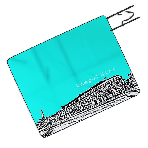 Bird Ave Chapel Hill Aqua Picnic Blanket