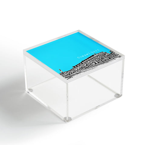 Bird Ave Chapel Hill Blue Acrylic Box